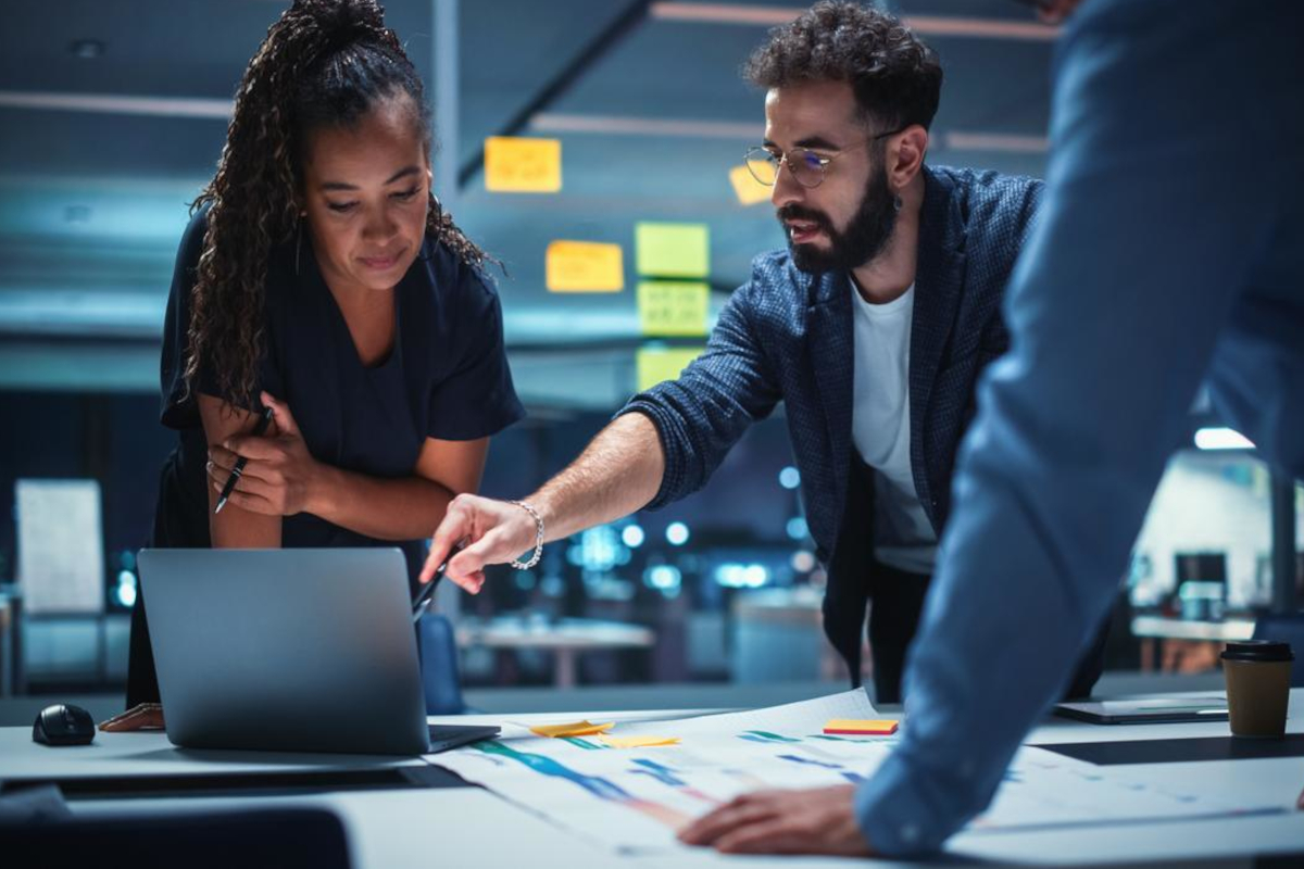 Business people working