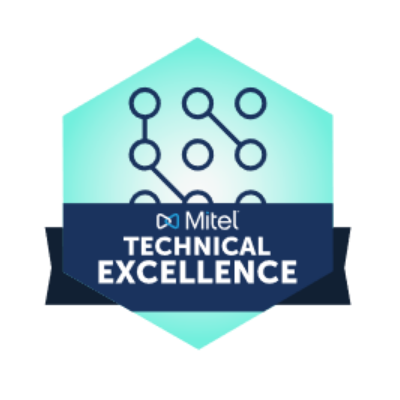Mitel Technical Excellence Badge